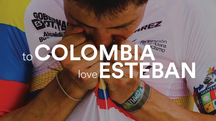 To Colombia, love Esteban